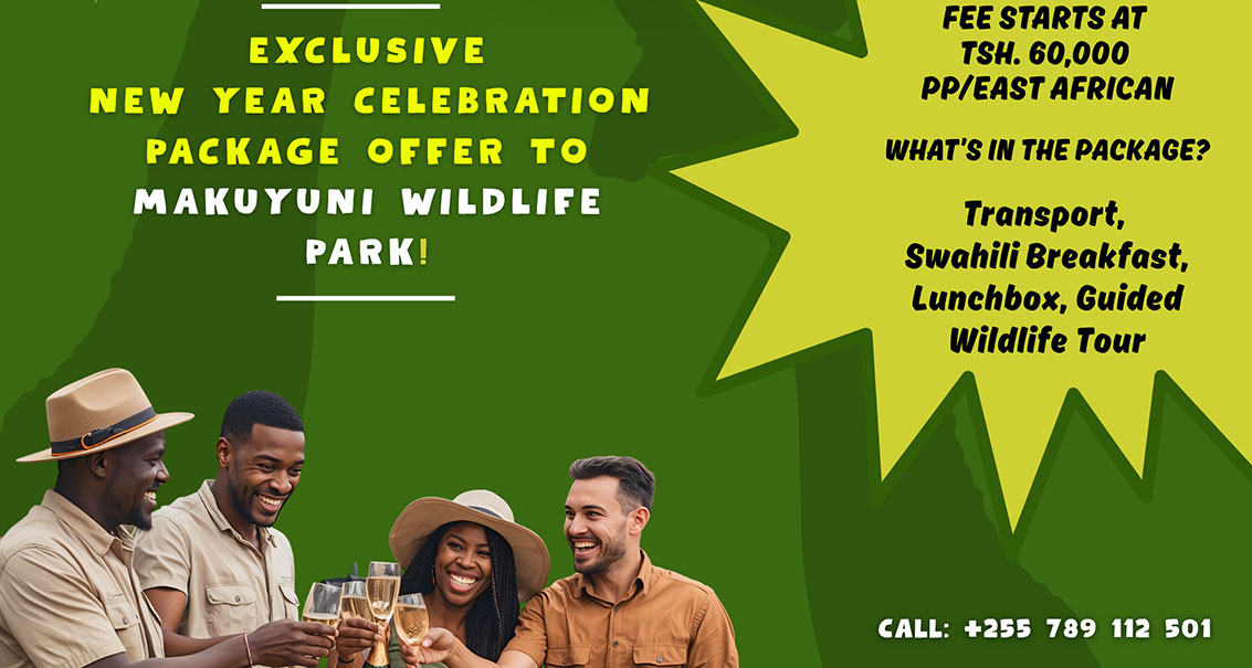 EXCLUSIVE New Year 2026 Celebrations - 1st Jan. 2026 Day Trip (from Arusha) - Makuyuni Wildlife Park