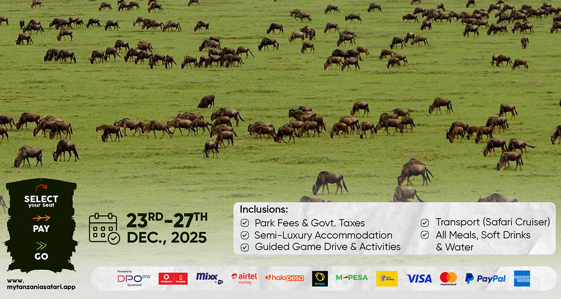 The Serengeti Holidays - 5Days/4Nights (Single Room Occupancy)