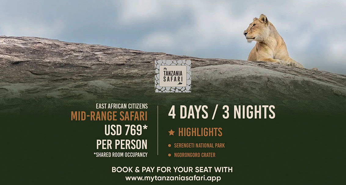 Likizo ya Serengeti - 4Days/3Nights (Shared Accommodation)
