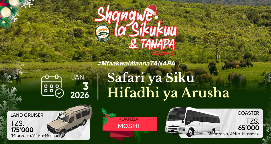 Sat. Jan 3rd Day Trip - Arusha National Park (from Moshi)