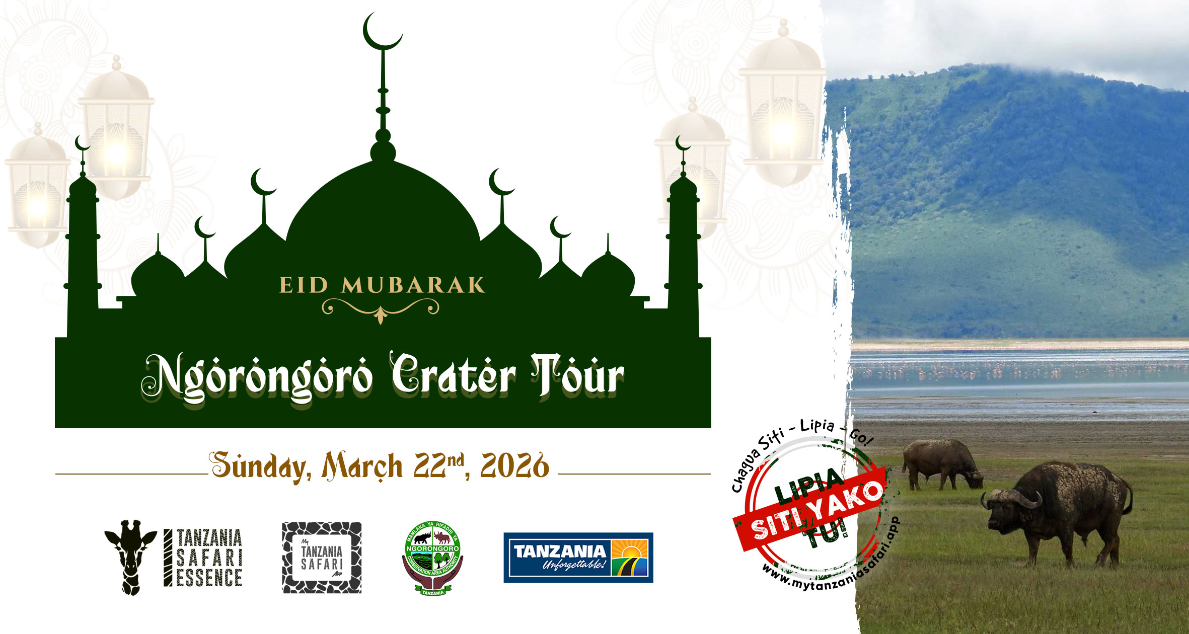Eid Mubarak Ngorongoro Crater Tour