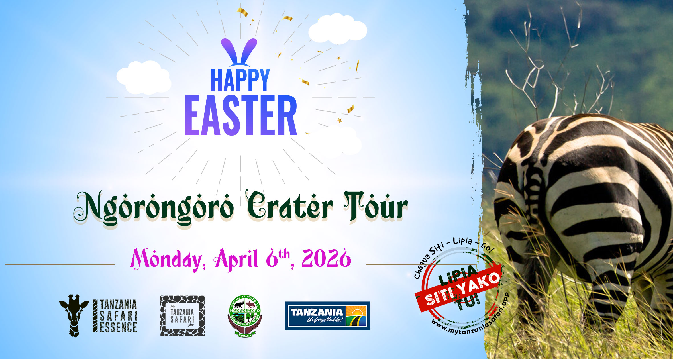 Ngorongoro Crater Jumatatu Ya PASAKA